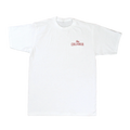 I Charge Small Waves Tee — White (front)