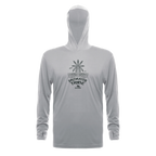 Saltwater Tribe Performance Hoodie — Metal (front)
