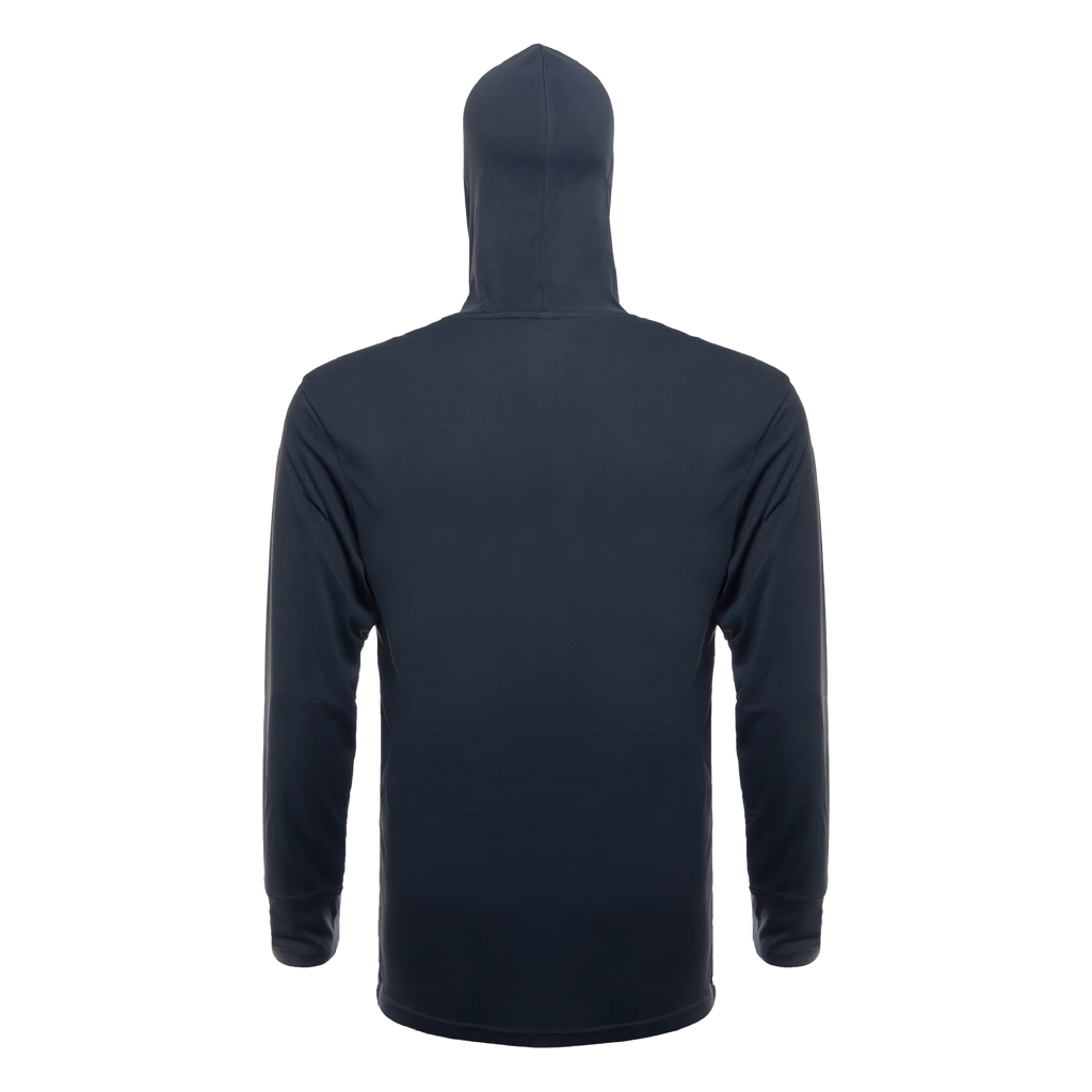 South Swells Performance Hoodie — Steel Grey (back)