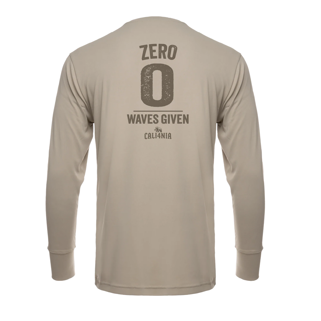 Zero Performance Crew — Warm Grey (back)