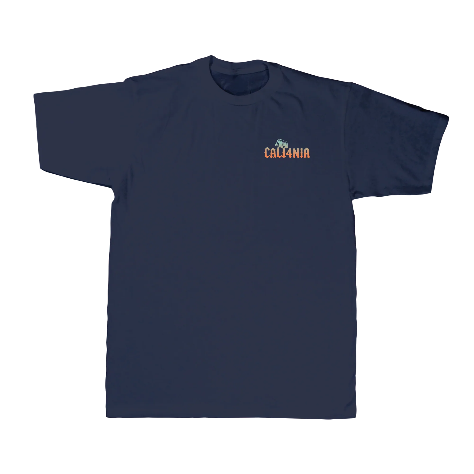 Born in the Barrel Tee — Navy (front)