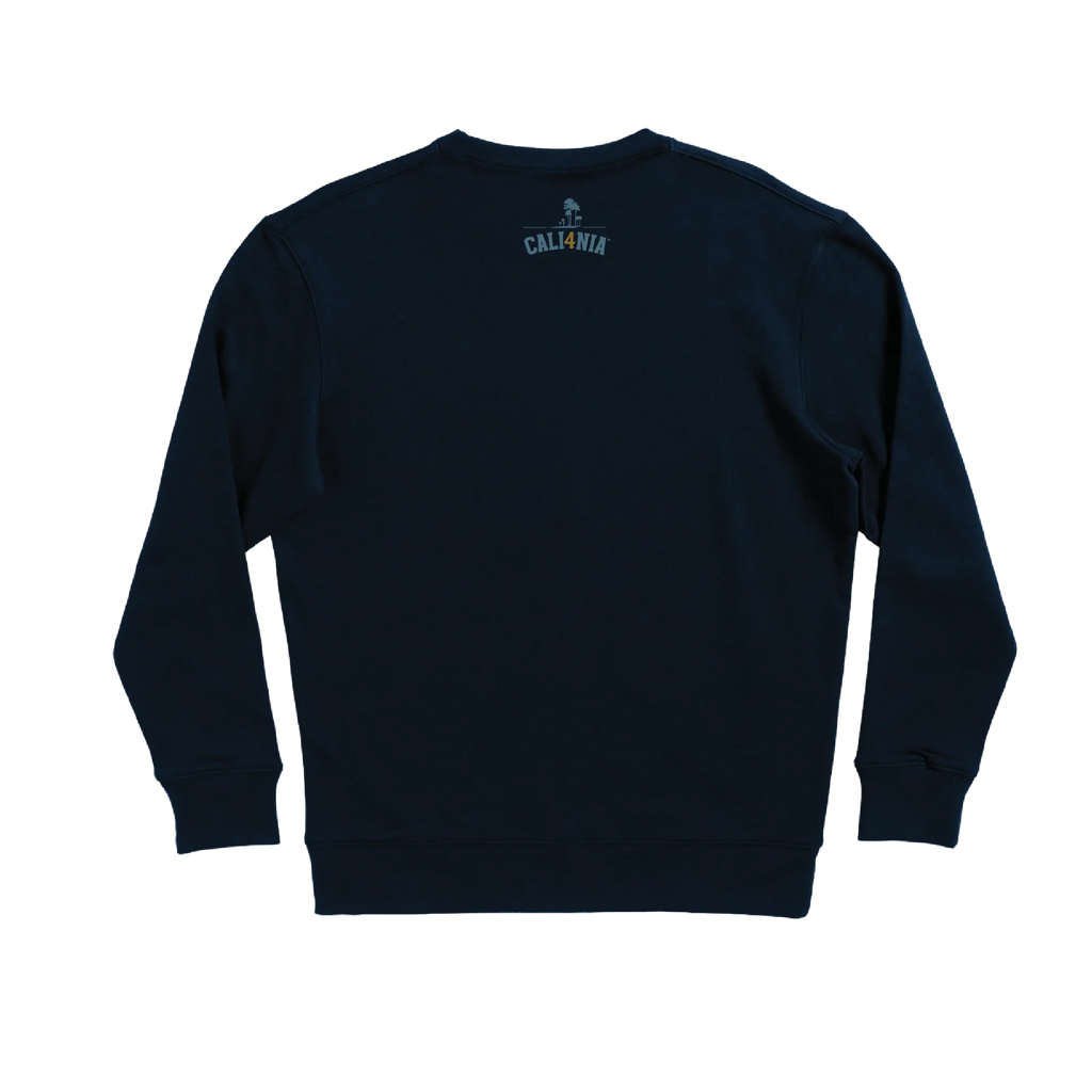Collegiate Crew Fleece — Navy (back)