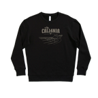 Down South Crew Fleece — Black (front)