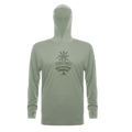 Saltwater Tribe Performance Hoodie — Sage (front)