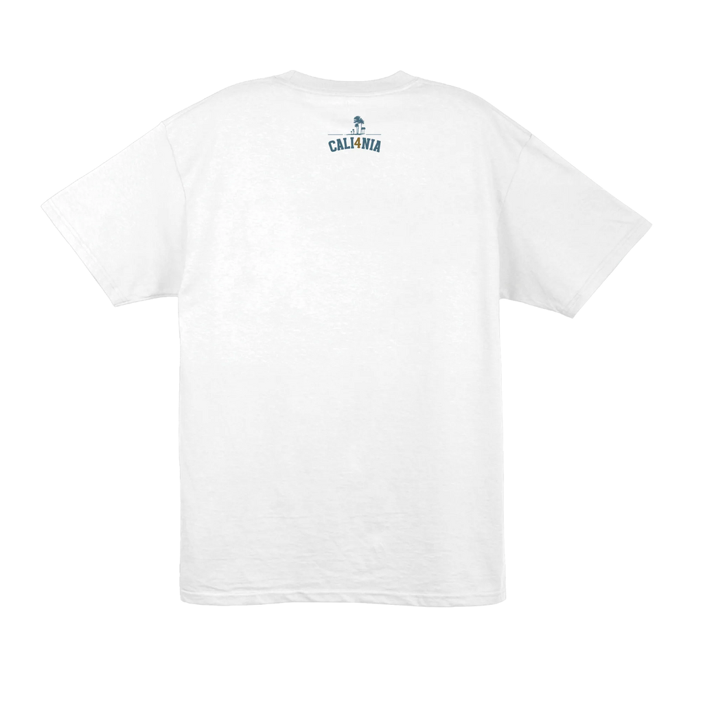 Collegiate Tee — White (back)