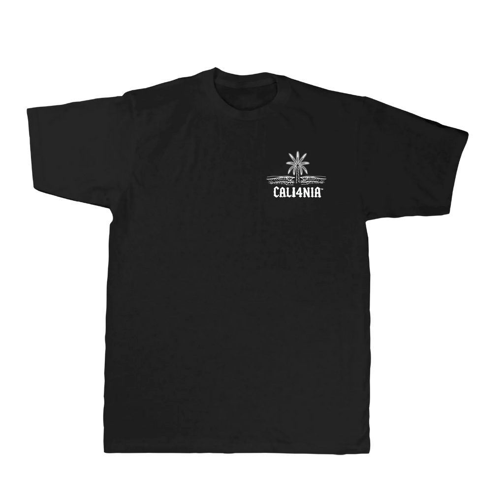 Saltwater Tribe Tee — Black (front)