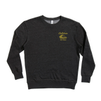 100% Stoke Crew Fleece — Charcoal (front)