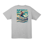 Ride It Tee — Heather Grey (back)
