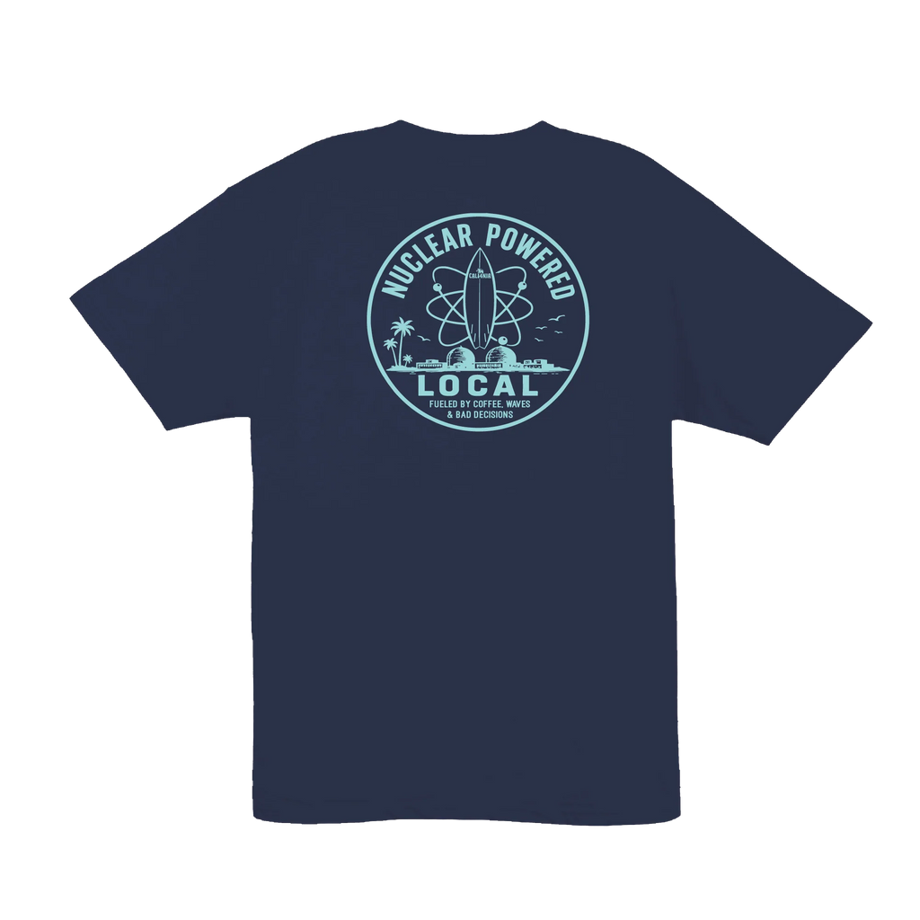 Nuclear Tee — Navy (back)