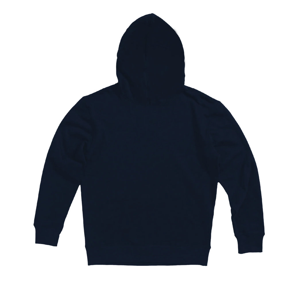 Respect the Locals Pullover Hoodie — Navy (back)