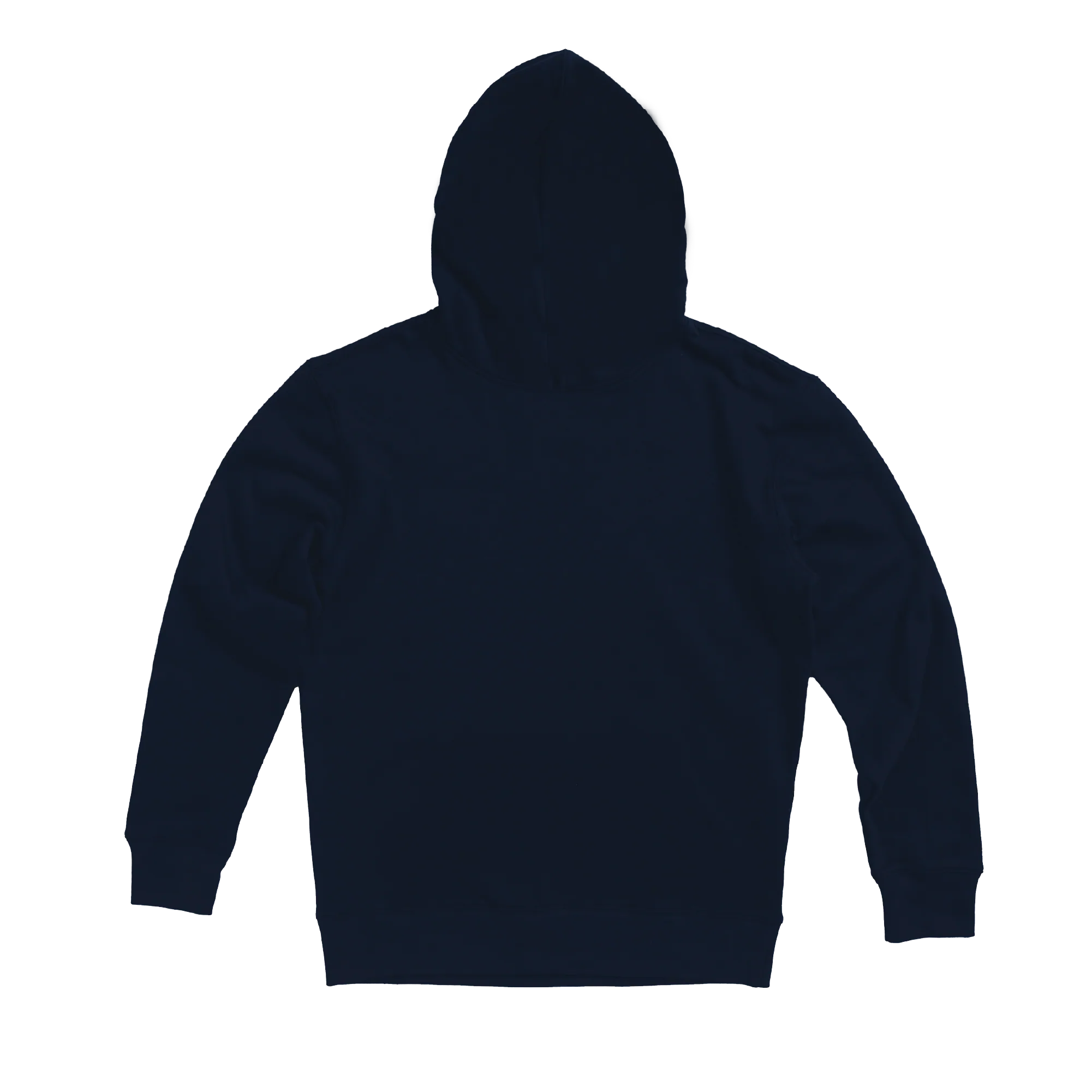 Respect the Locals Pullover Hoodie — Navy (back)