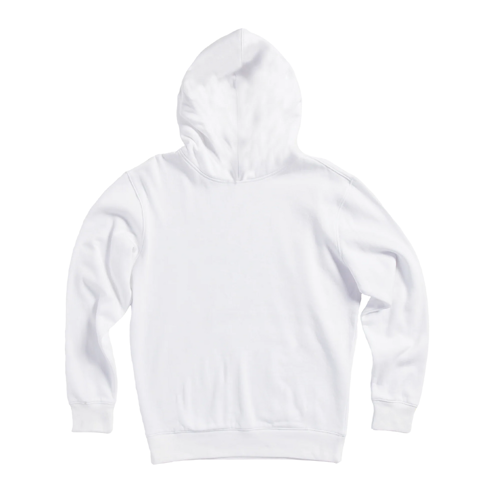 Straight Outta CALI4NIA Pullover Hoodie — White (back)