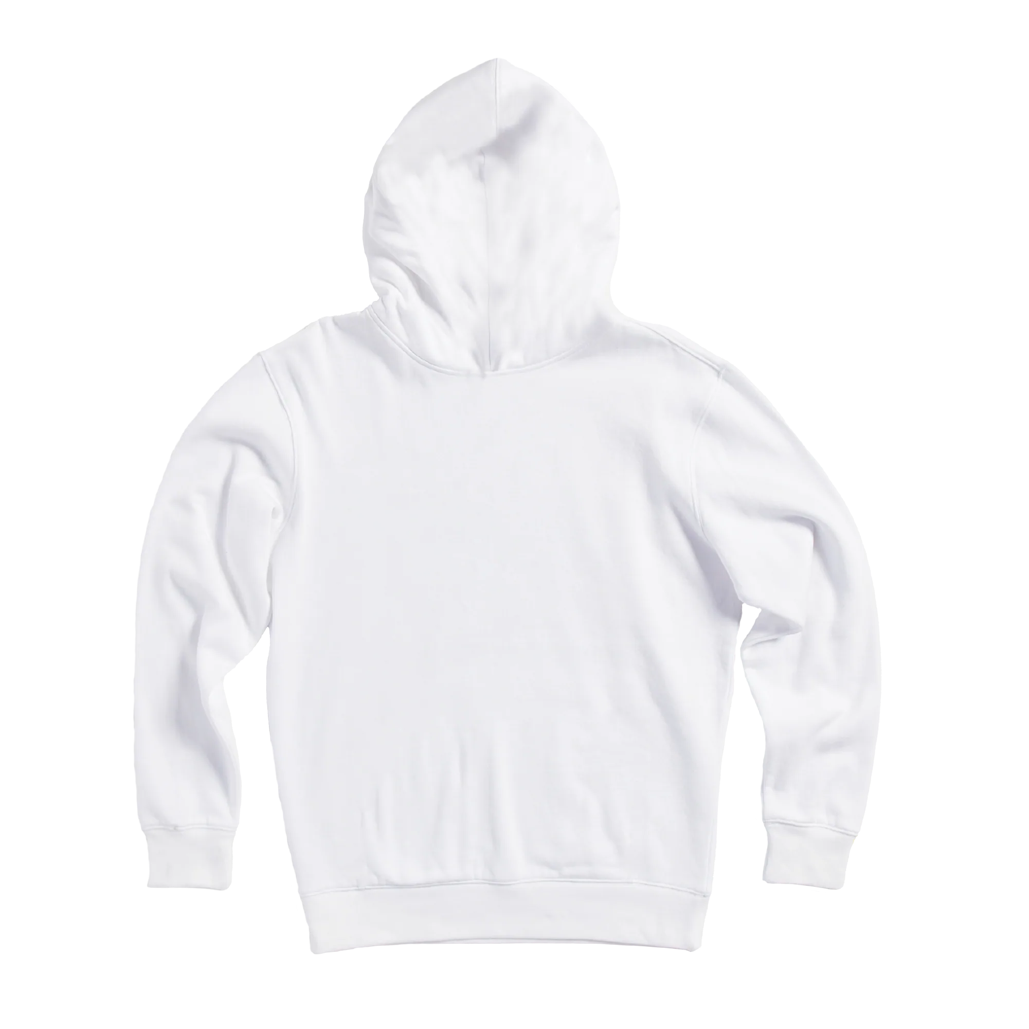 Straight Outta CALI4NIA Pullover Hoodie — White (back)