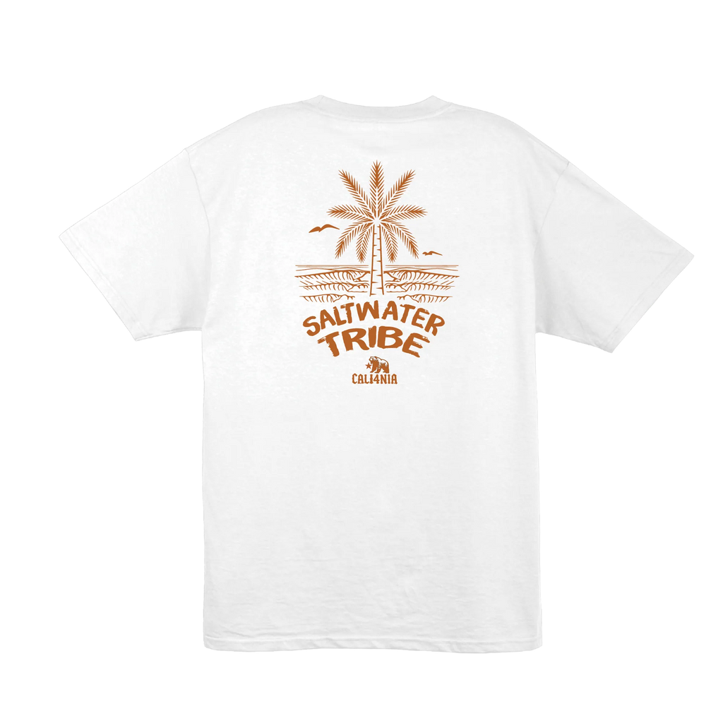 Saltwater Tribe Tee — White (back)
