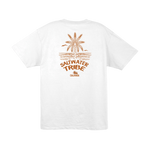 Saltwater Tribe Tee — White (back)