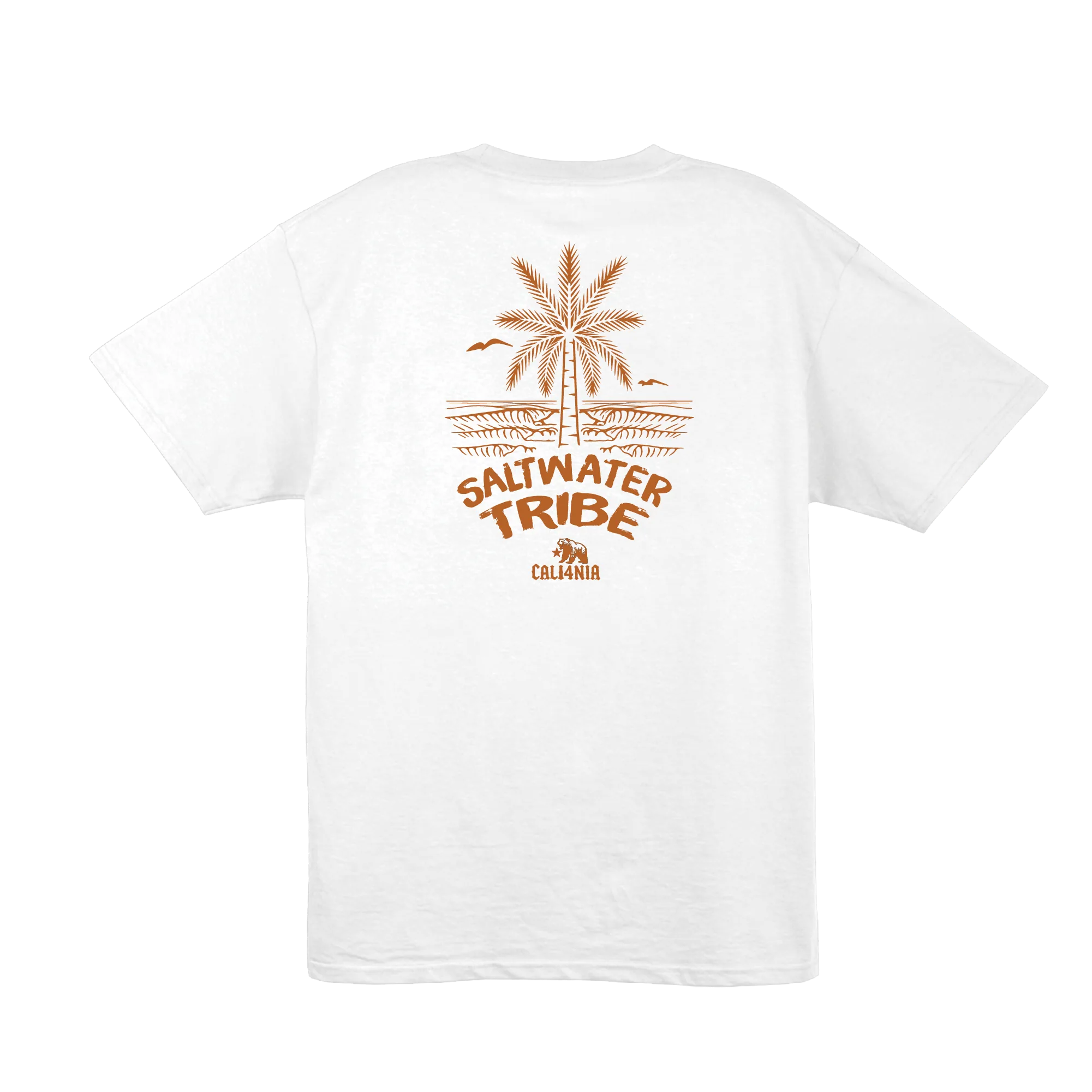 Saltwater Tribe Tee — White (back)