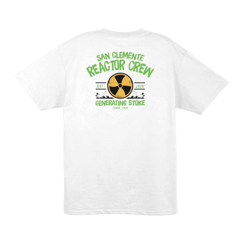 Reactor Crew Tee — White (back)