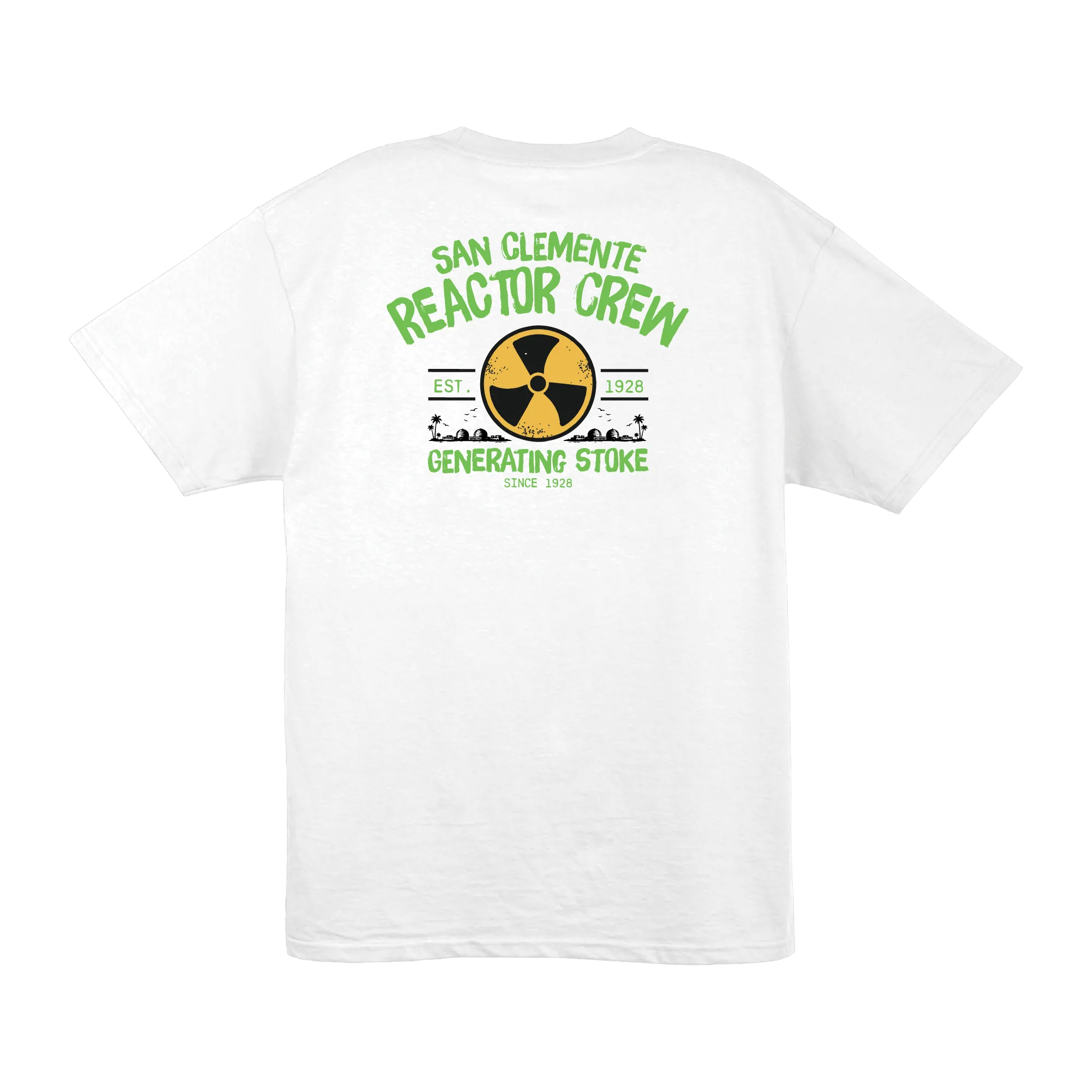 Reactor Crew Tee — White (back)