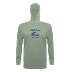 100% Stoke Performance Hoodie — Sage (front)