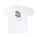 Best Coast Tee — White (front)