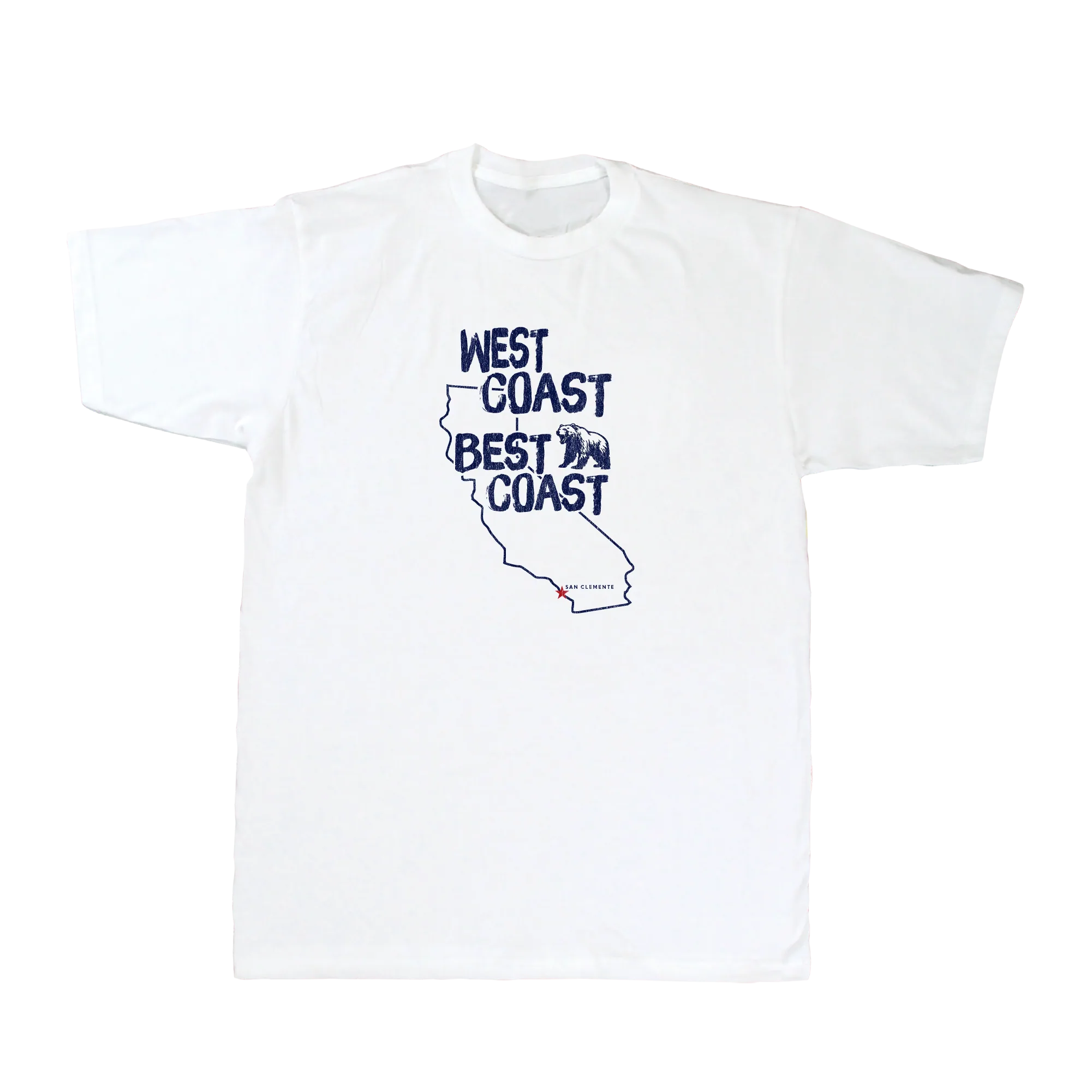 Best Coast Tee — White (front)