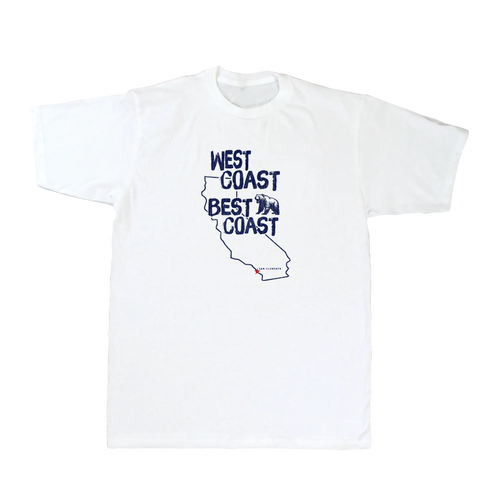 Best Coast Tee — White (front)