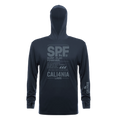 SPF Performance Hoodie — Steel Grey (front)