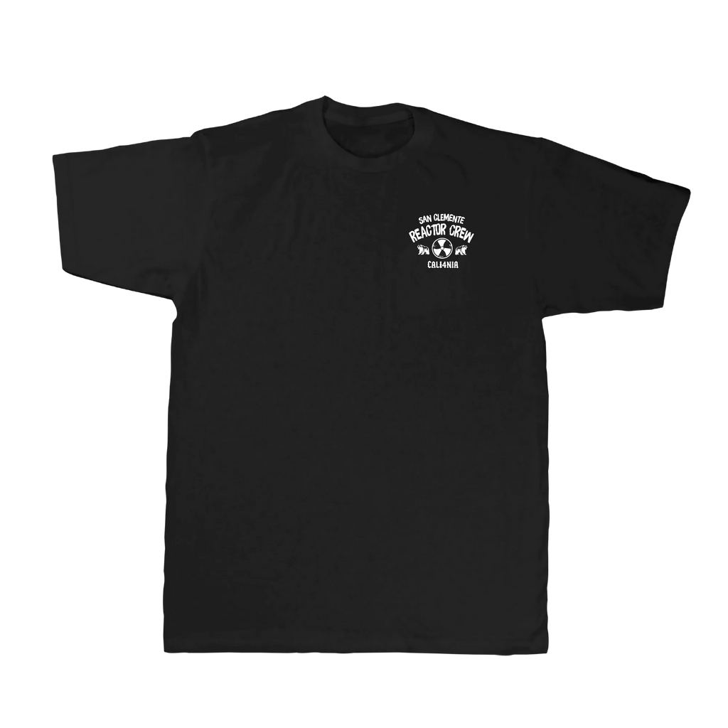 Reactor Crew Tee — Black (front)