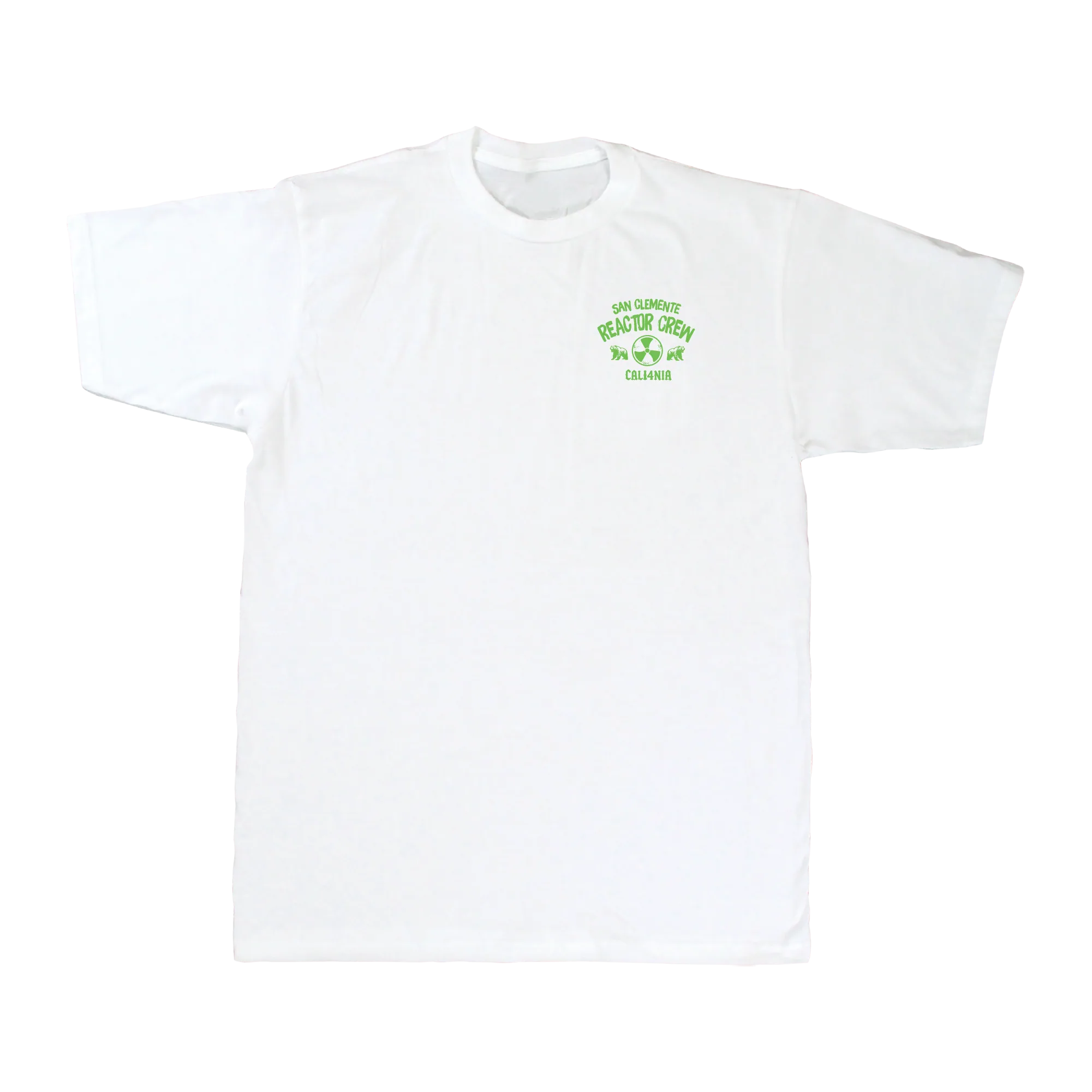 Reactor Crew Tee — White (front)