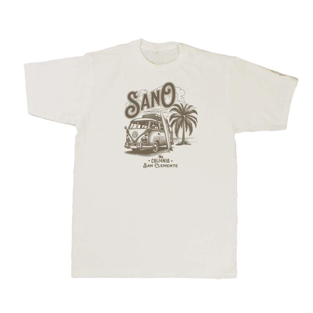 SanO Tee — Natural (front)