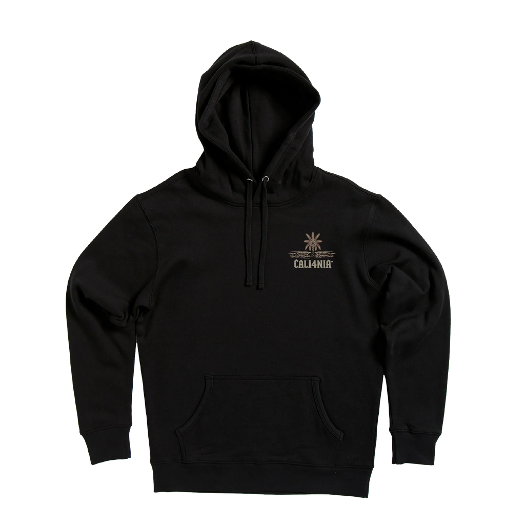 Saltwater Tribe Pullover Hoodie — Black (front)