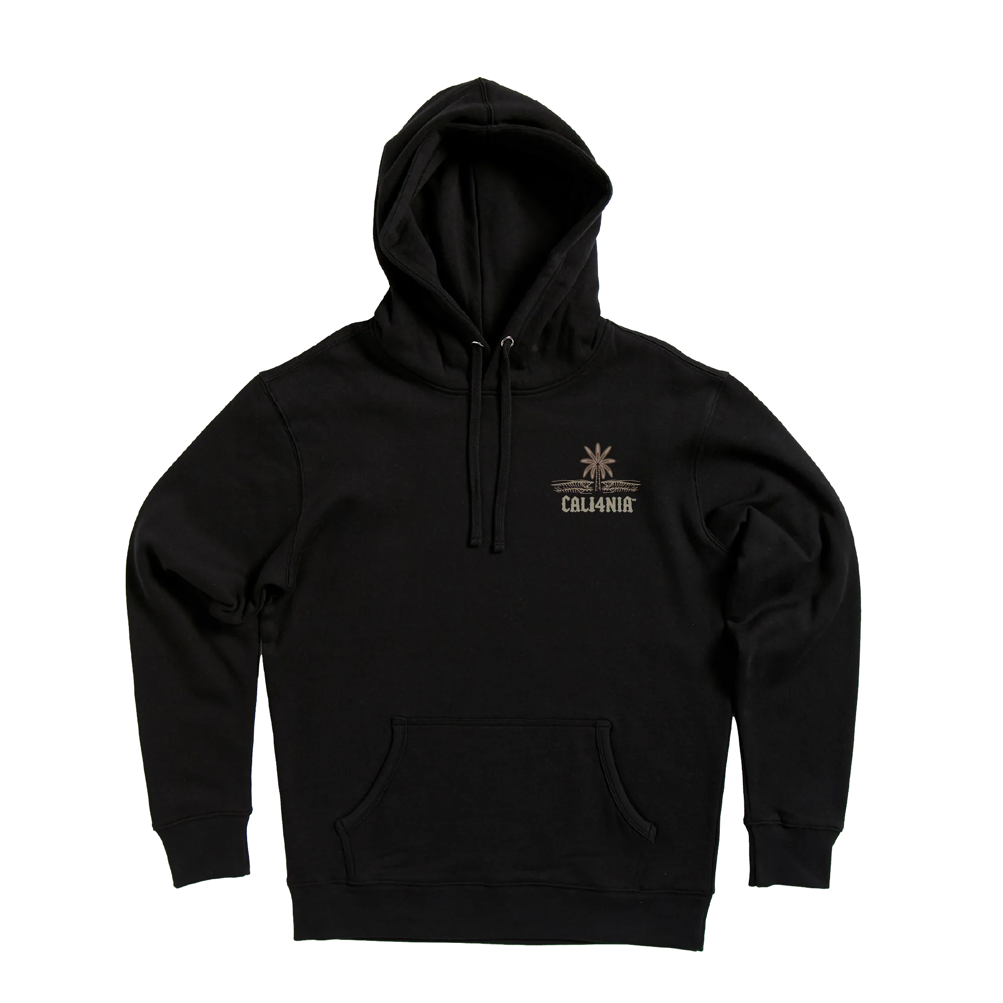 Saltwater Tribe Pullover Hoodie — Black (front)