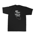 Best Coast Tee — Black (front)