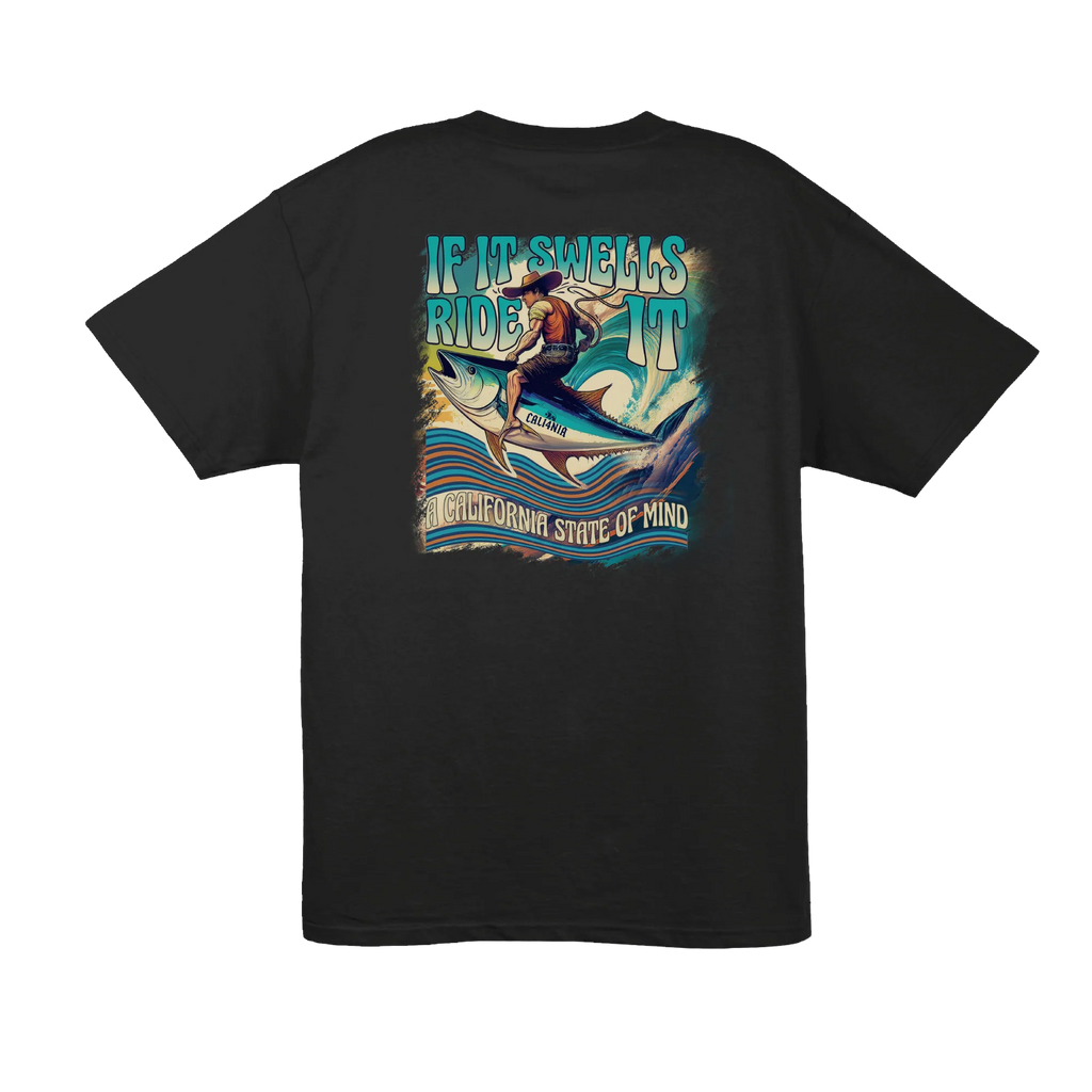Ride It Tee — Black (back)