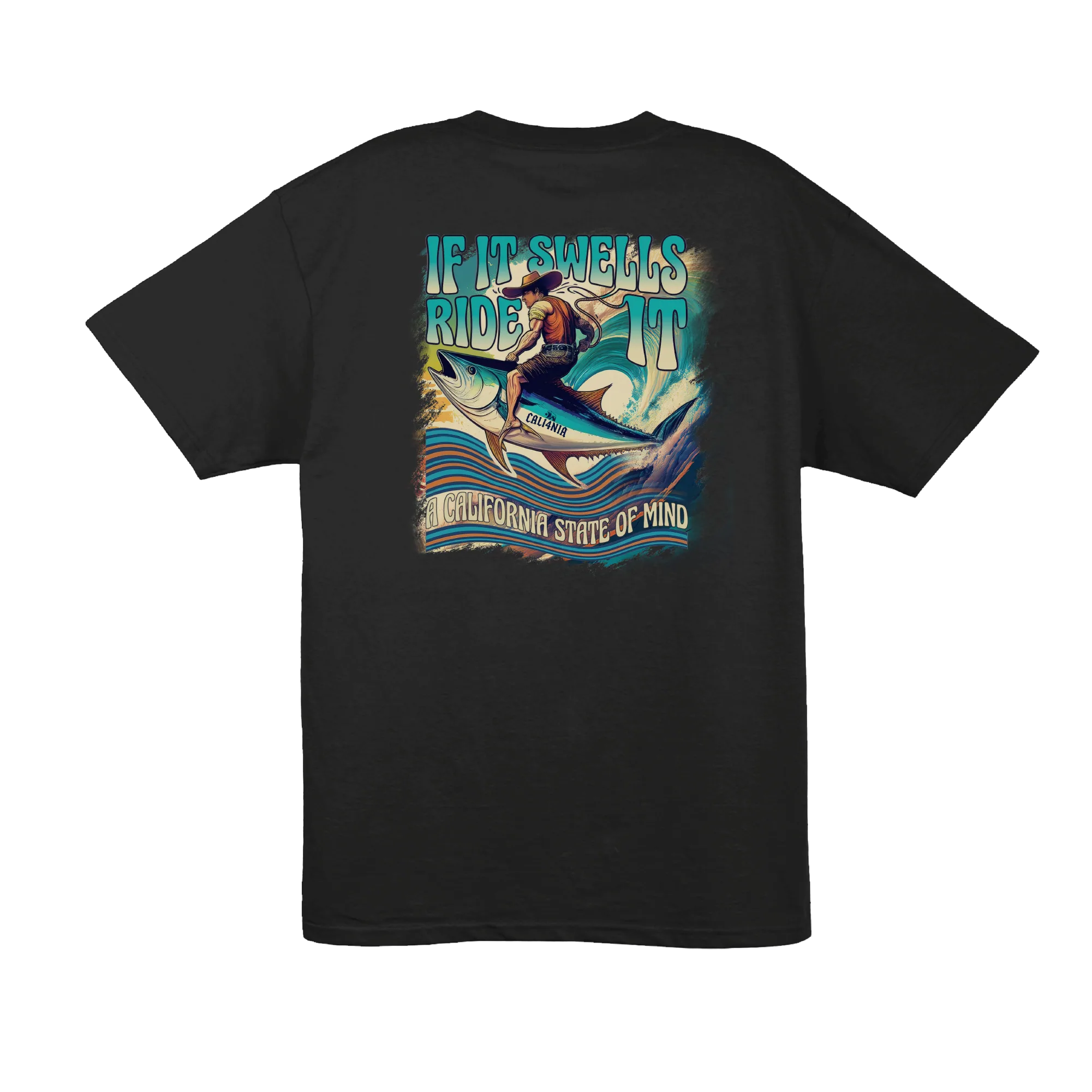 Ride It Tee — Black (back)