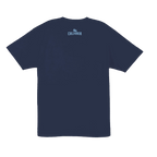 Pray for Surf Tee — Navy (back)