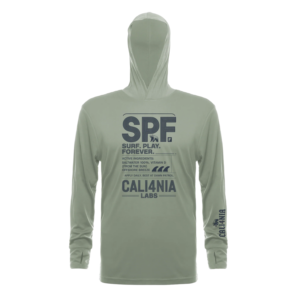 SPF Performance Hoodie — Sage (front)