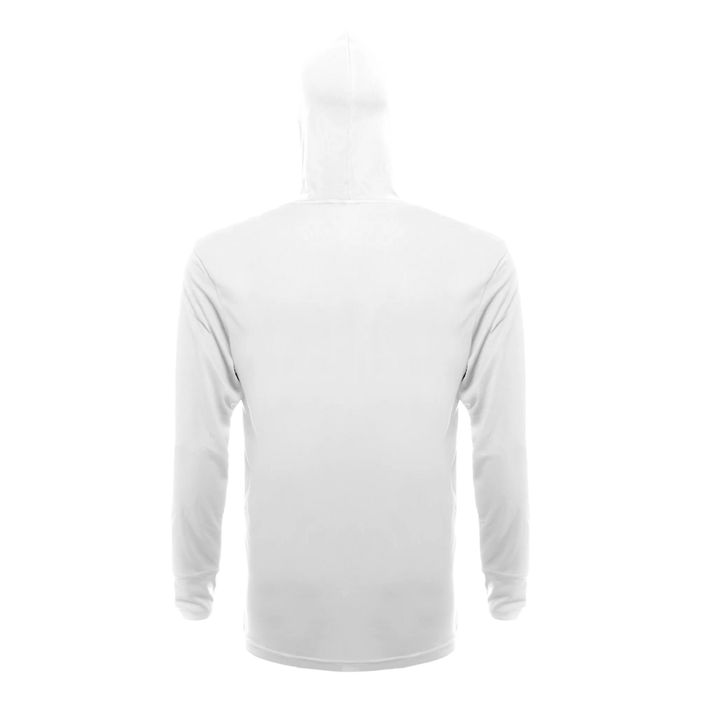 South Swells Performance Hoodie — White (back)