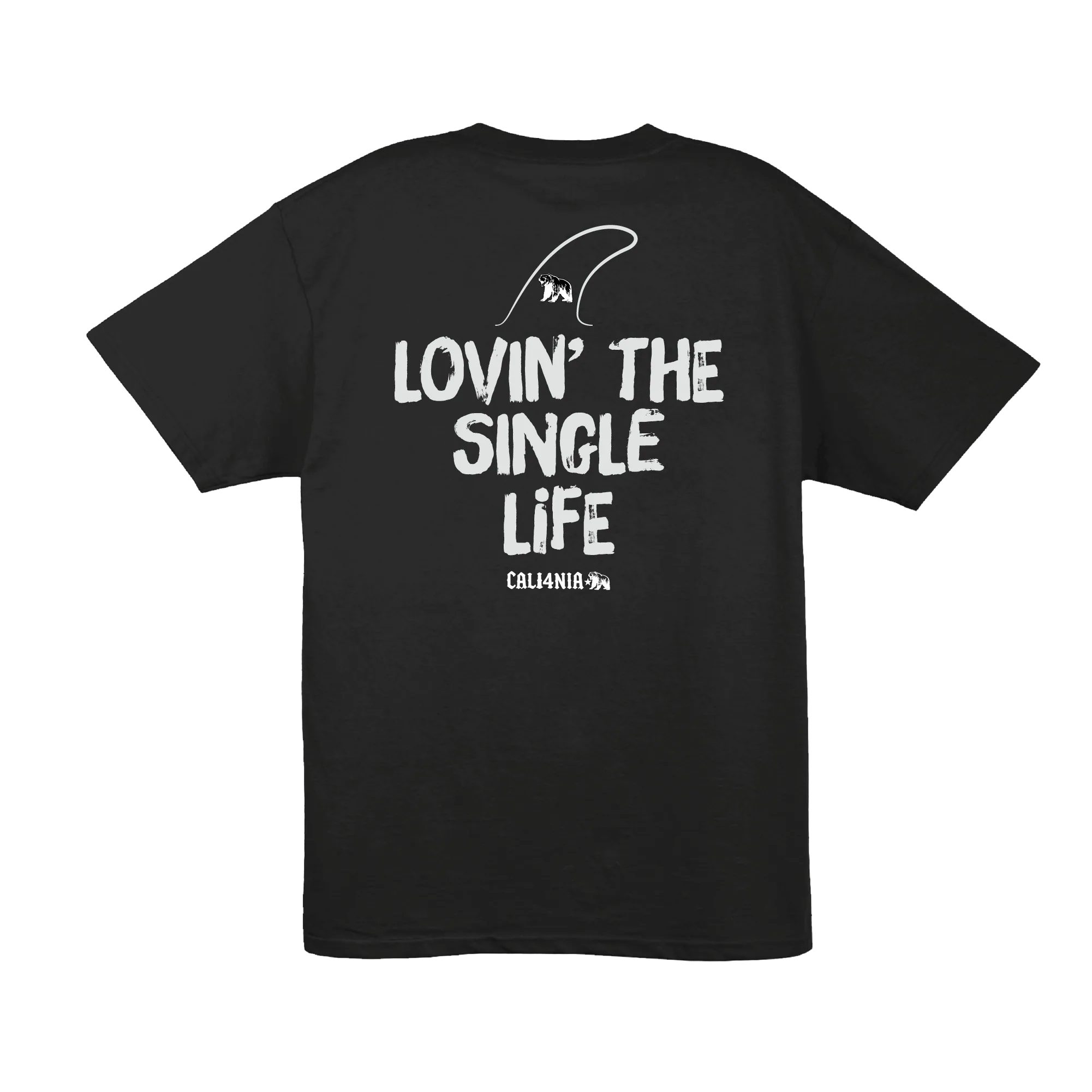 Lovin' the Single Life Tee — Black (back)