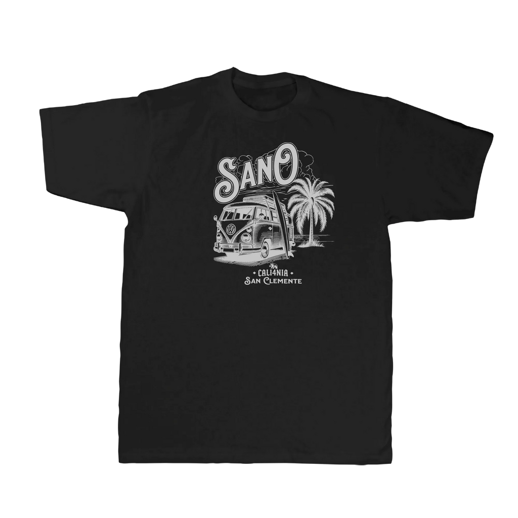 SanO Tee — Black (front)