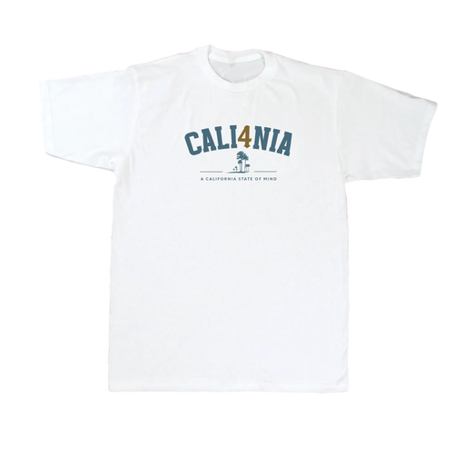 Collegiate Tee — White (front)