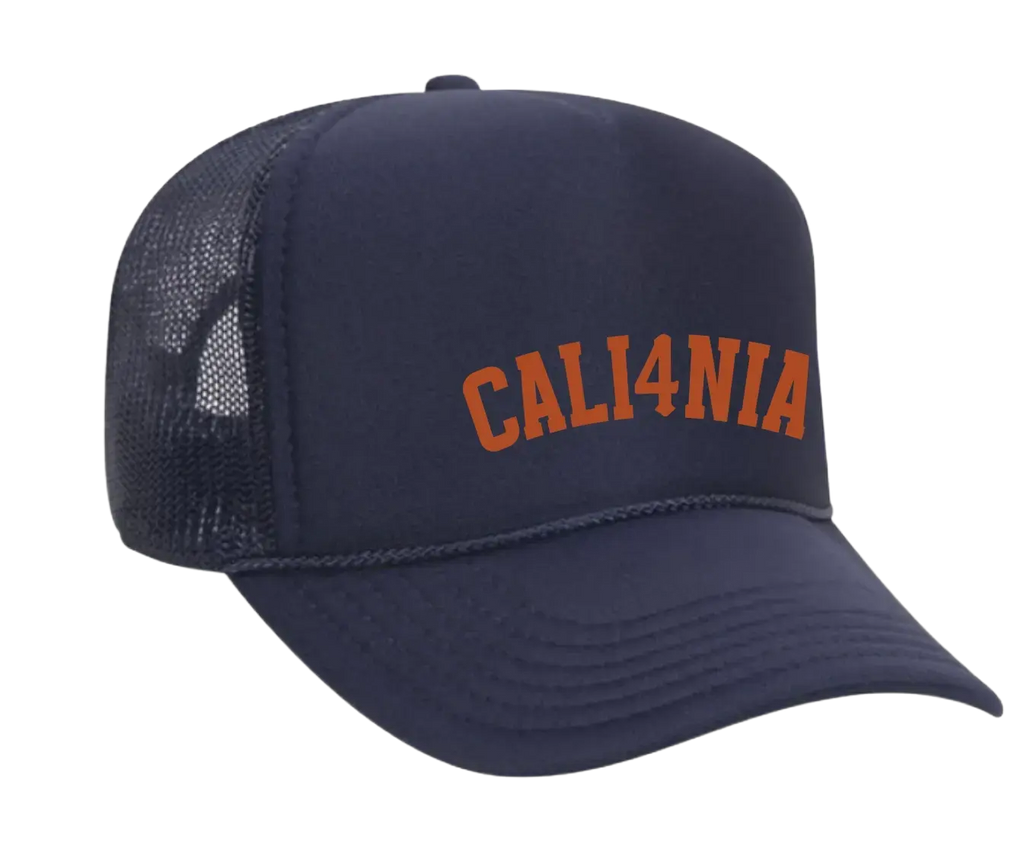 Collegiate High-Density Trucker Hat - Navy