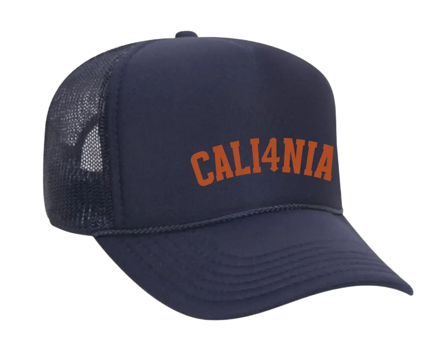Collegiate High-Density Trucker Hat - Navy