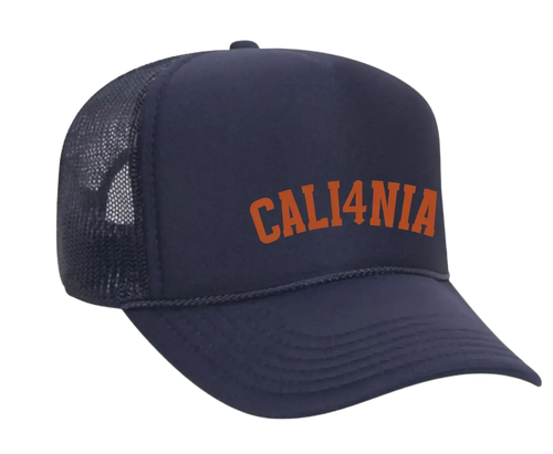 Collegiate High-Density Trucker Hat - Navy