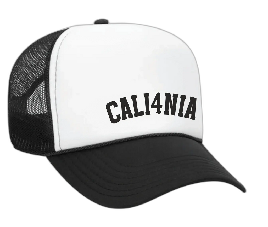 Collegiate High-Density Trucker Hat - White/Black
