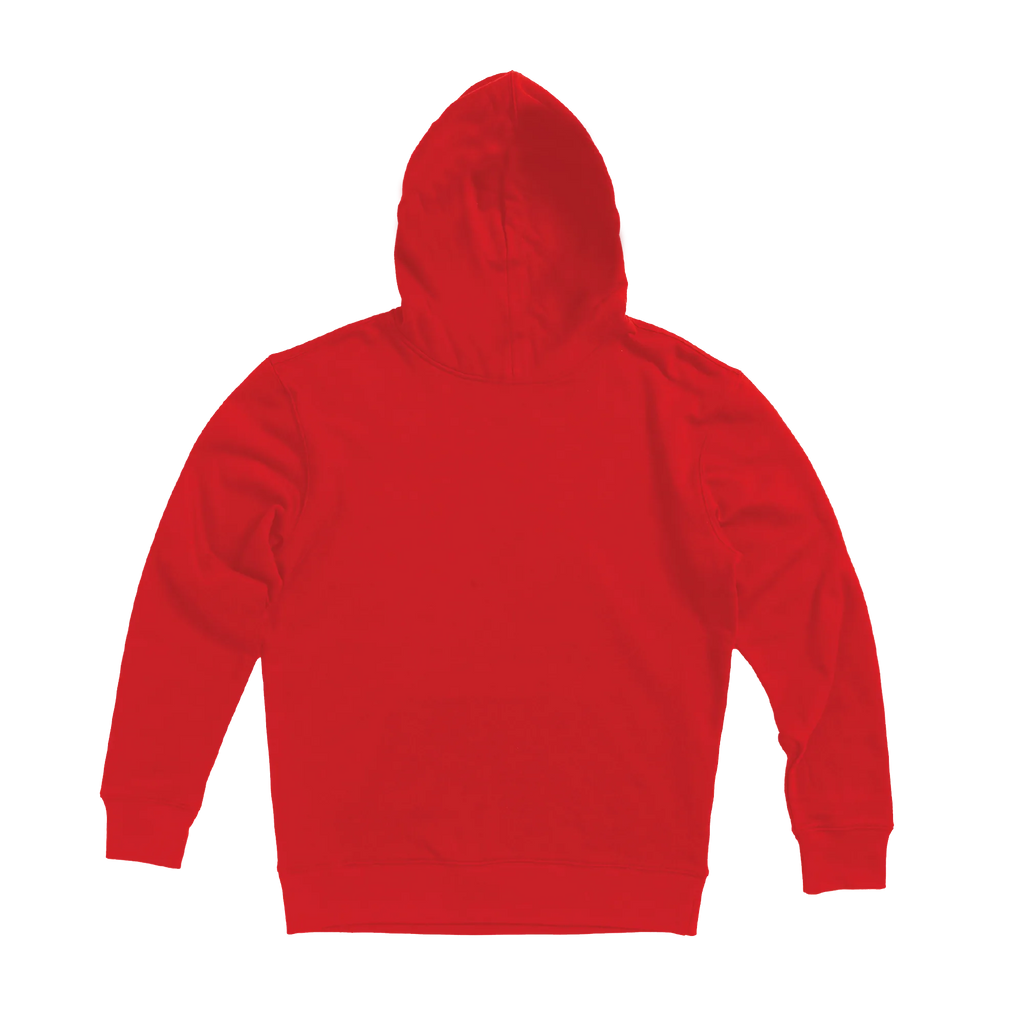 Straight Outta CALI4NIA Pullover Hoodie — Red (back)