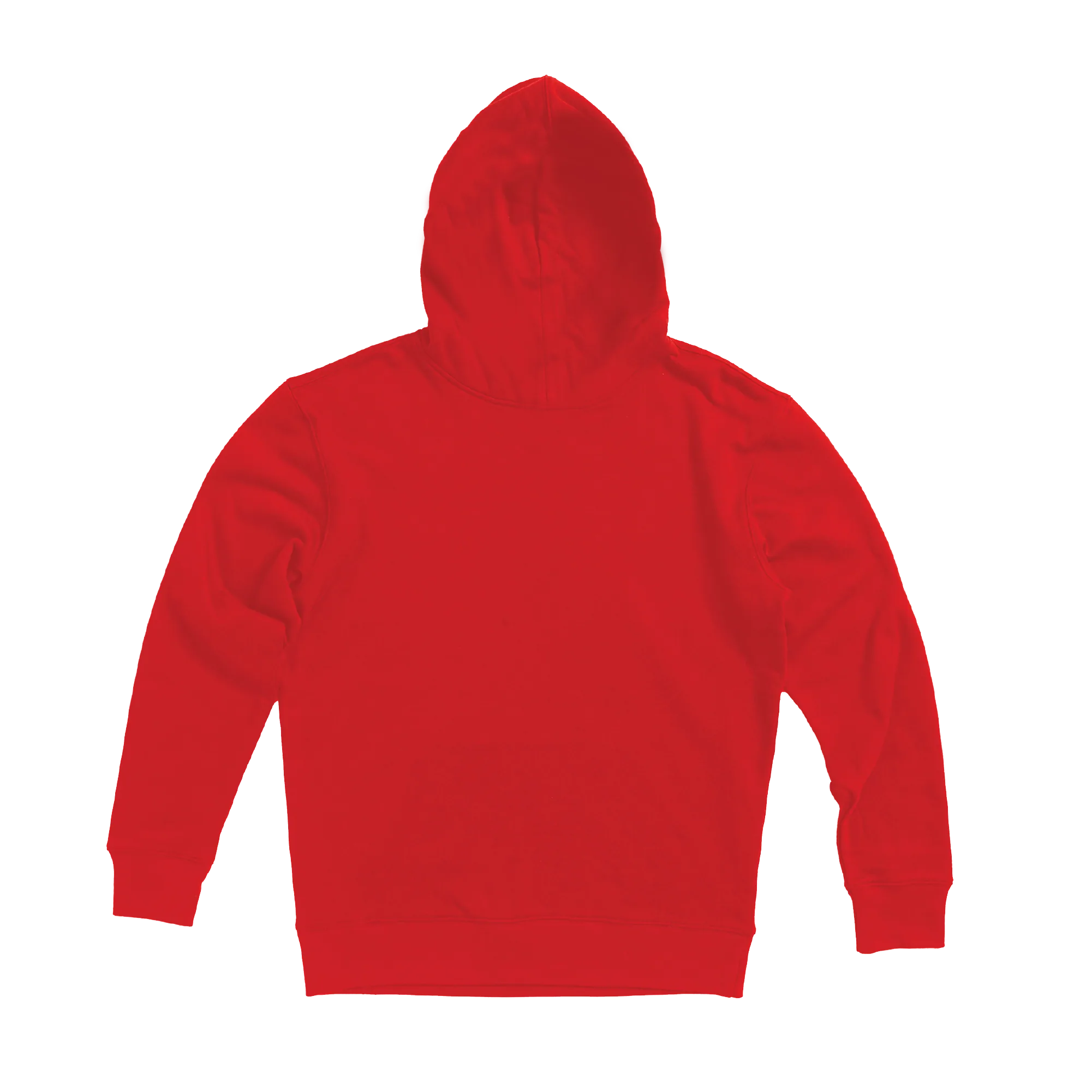 Straight Outta CALI4NIA Pullover Hoodie — Red (back)