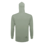 Saltwater Tribe Performance Hoodie — Sage (back)
