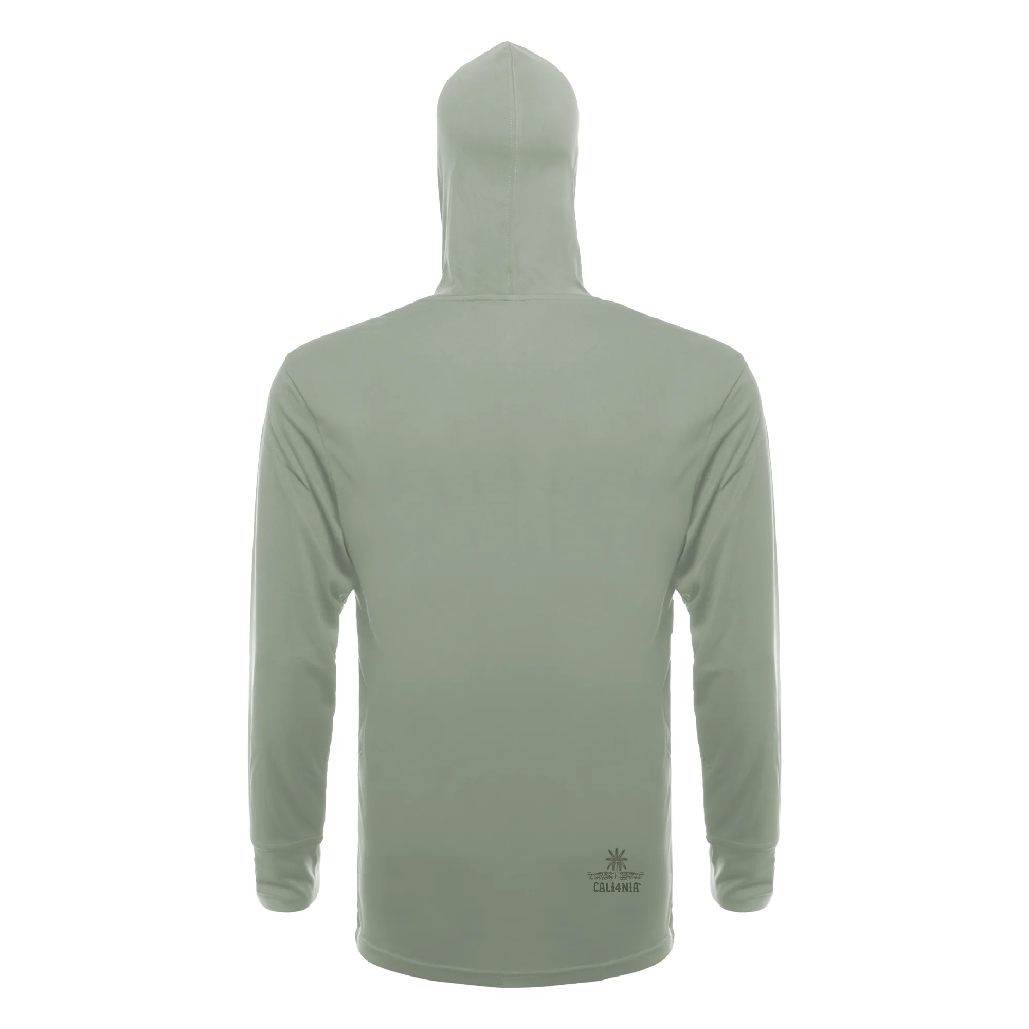 Saltwater Tribe Performance Hoodie — Sage (back)