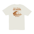 100% Stoke Tee — Natural (back)